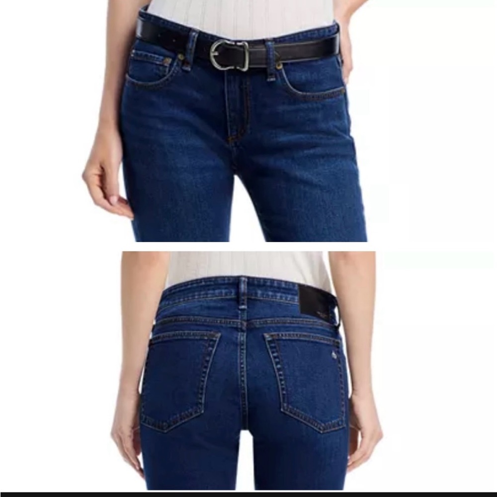 Rag & Bone Women’s Low Rise Slim Boyfriend Jeans size 29 Dark Wash - Picture 5 of 12